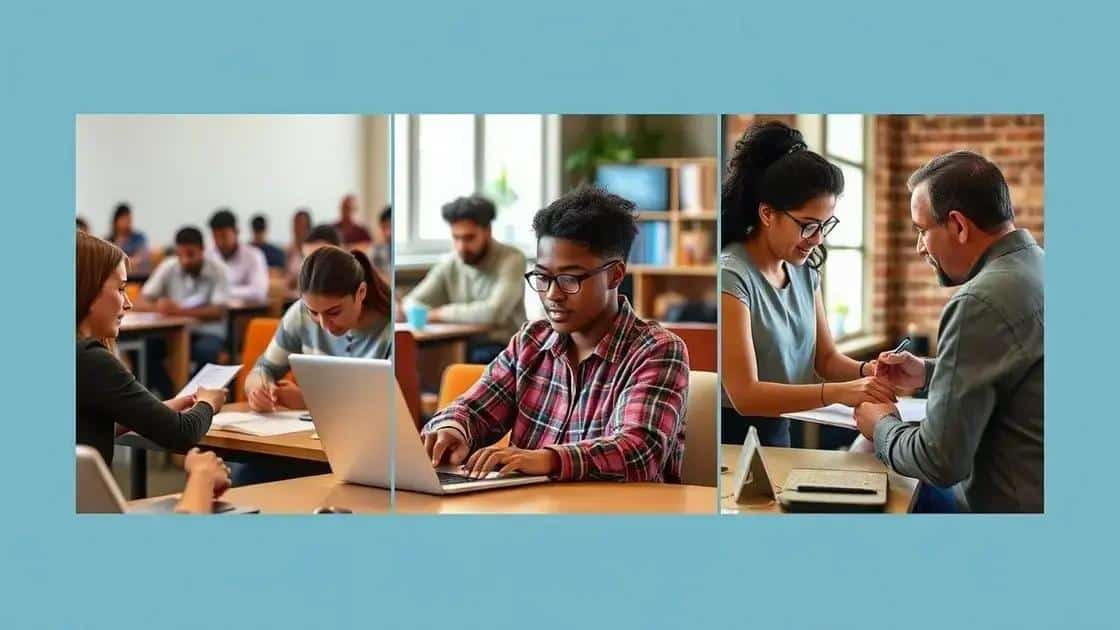 Types of adult education initiatives