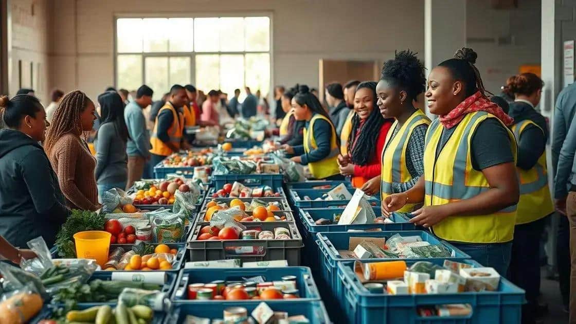 Key roles of emergency food distribution points