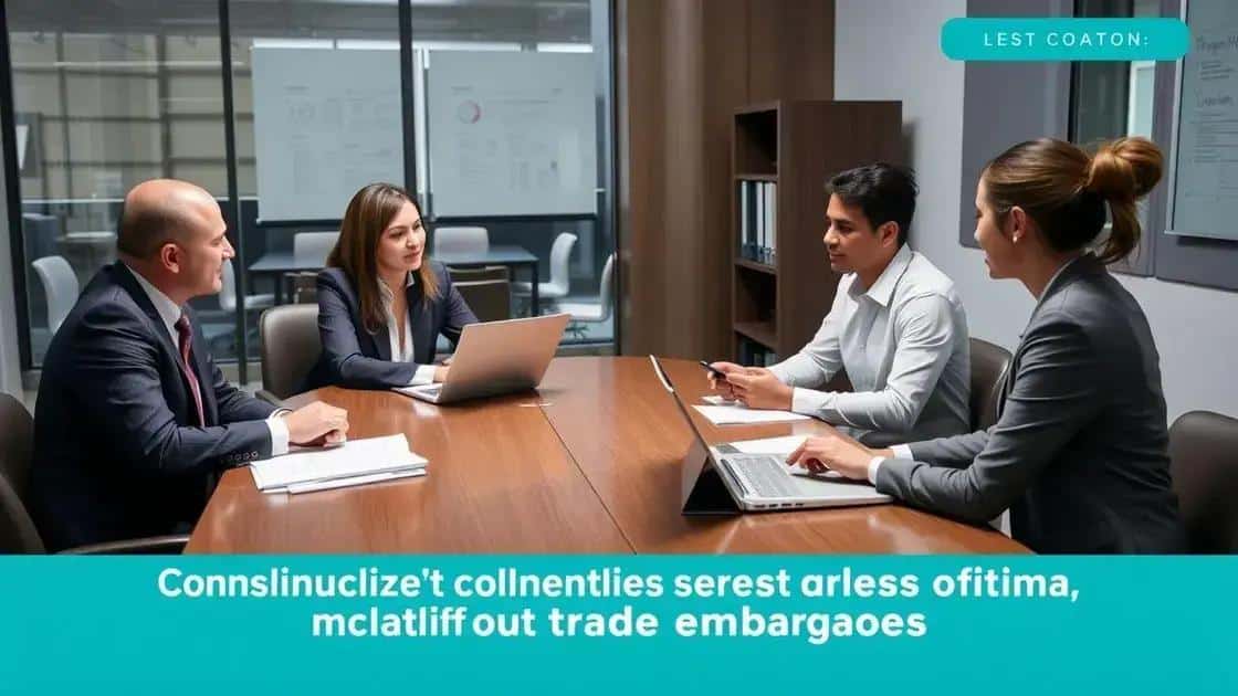 Strategies for businesses to navigate trade embargoes