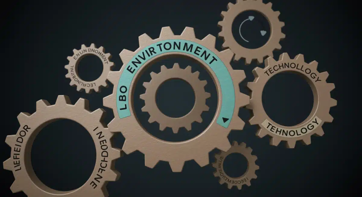 Interconnected gears symbolizing the dynamic impact of new policies on business sectors.