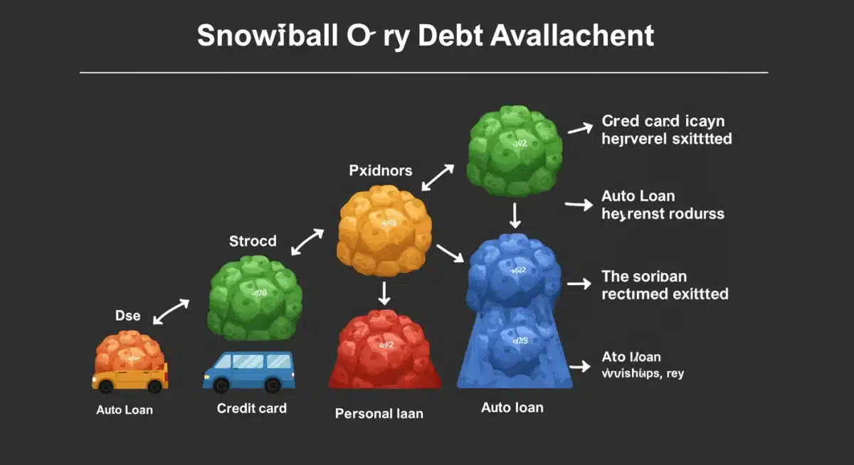 Visualizing debt snowball and avalanche methods for effective debt repayment