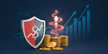 Shield guarding savings from inflation, financial protection 2025