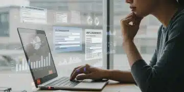 Person researching unemployment benefits on a laptop in 2025