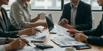 Professionals planning retirement finances for 2025