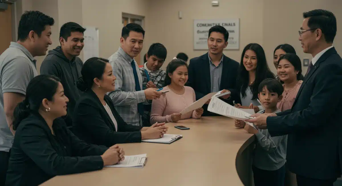 Community members seeking housing and rent assistance