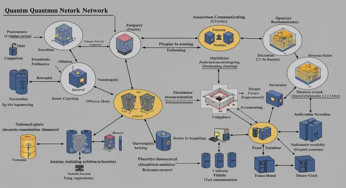 Quantum network architecture for secure national security communications