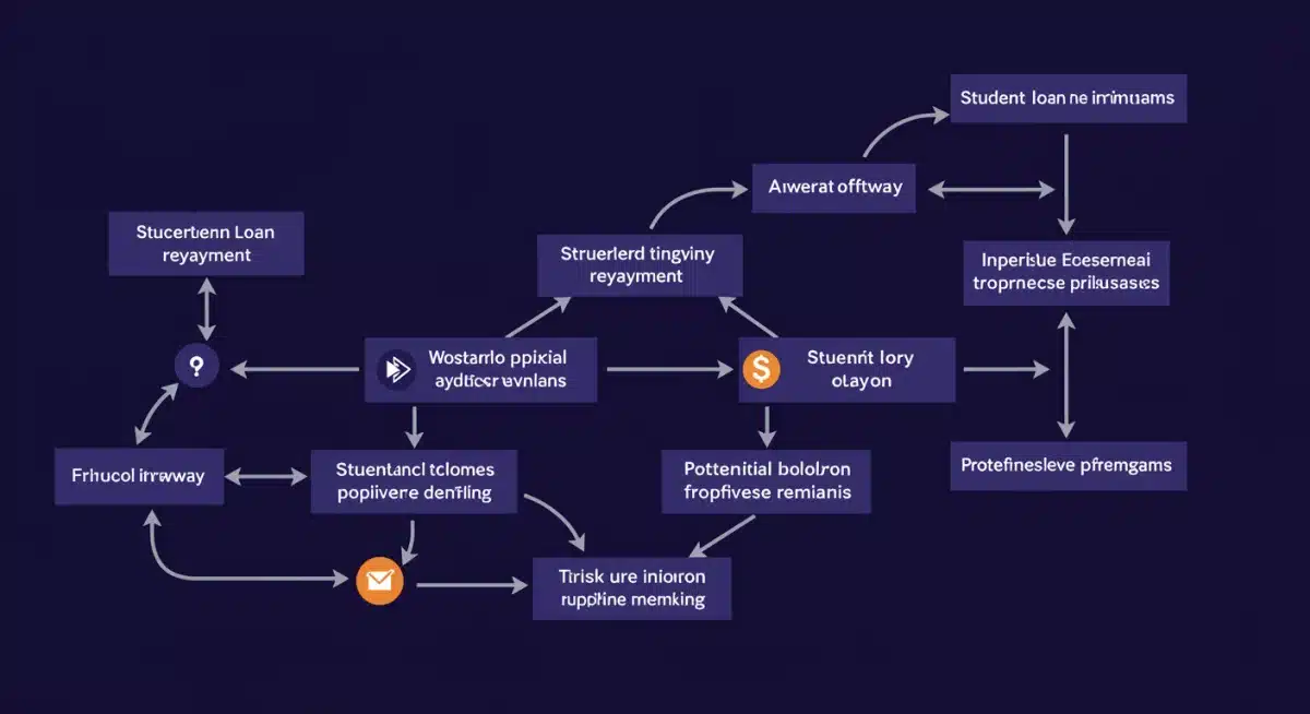 Financial roadmap illustrating student loan repayment and forgiveness paths