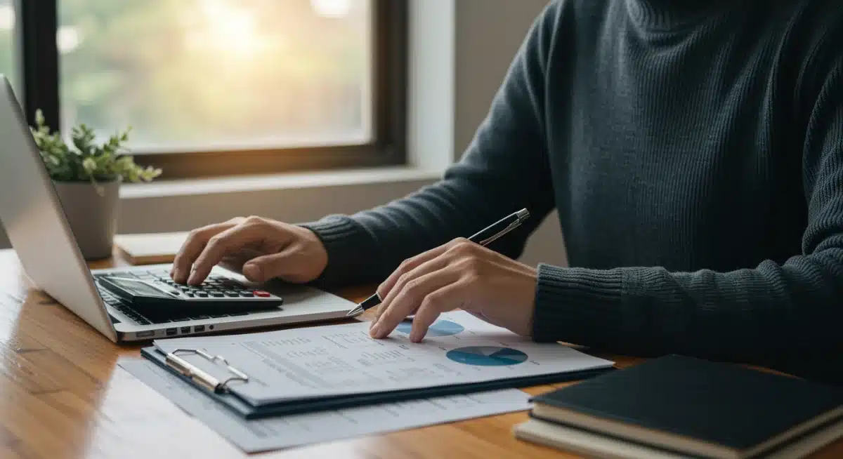 Individual actively planning finances for student loan repayment and forgiveness