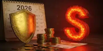 Financial shield protecting money from inflation in 2026