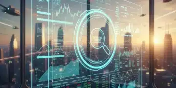 Digital interface showing financial data and investment growth for 2026 platforms