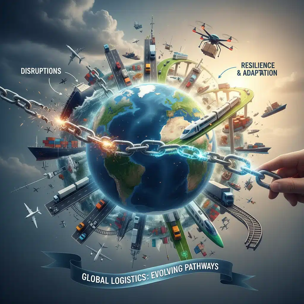 Global supply chain disruptions and resilience in international trade