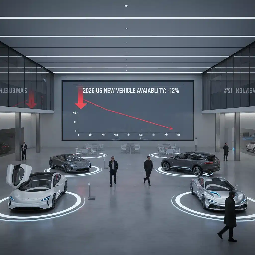2026 US Automotive Market: Supply Chain Impacts on New Vehicle Inventory