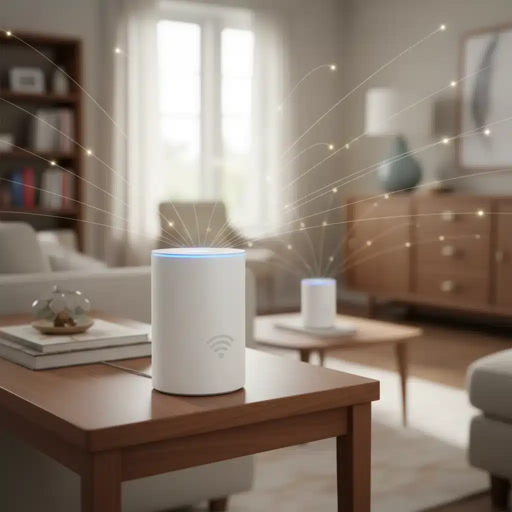 Mesh Wi-Fi system for extended home coverage