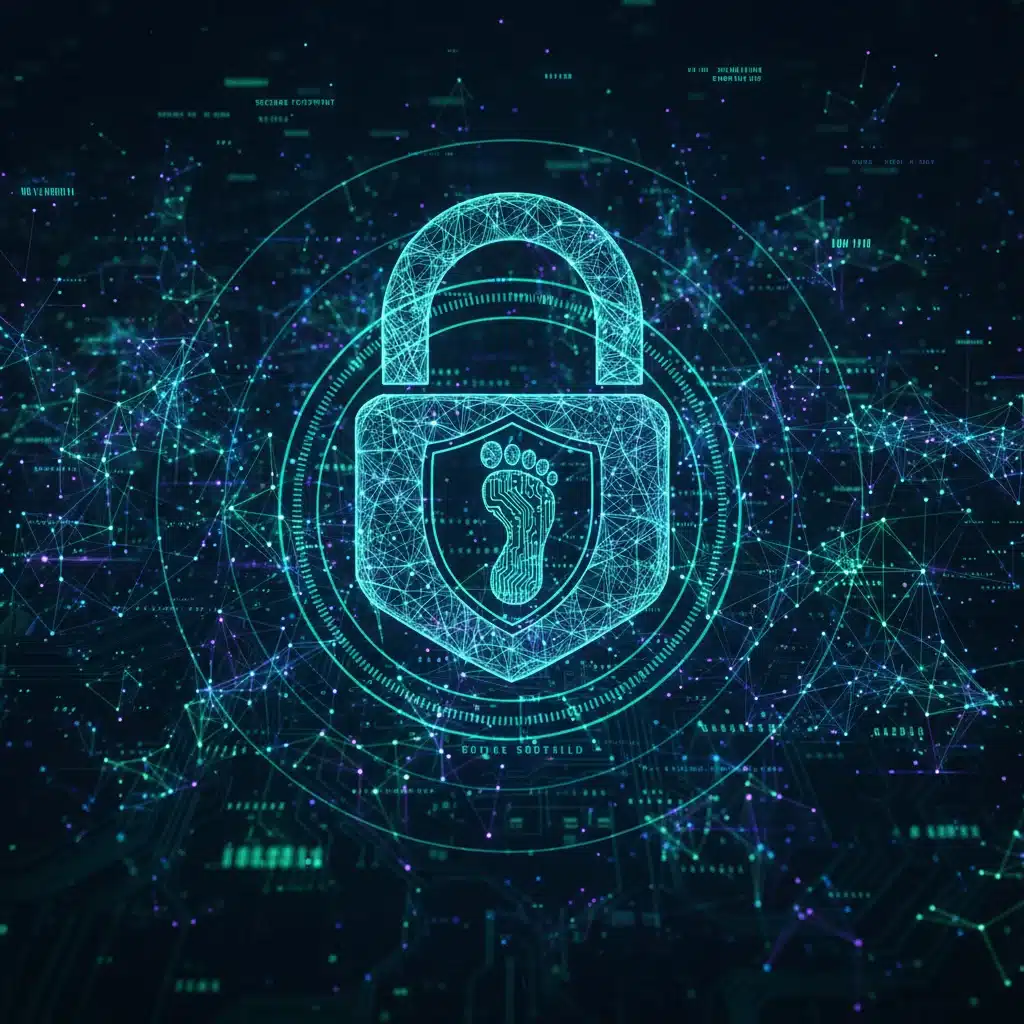Securing digital footprint with advanced cybersecurity measures