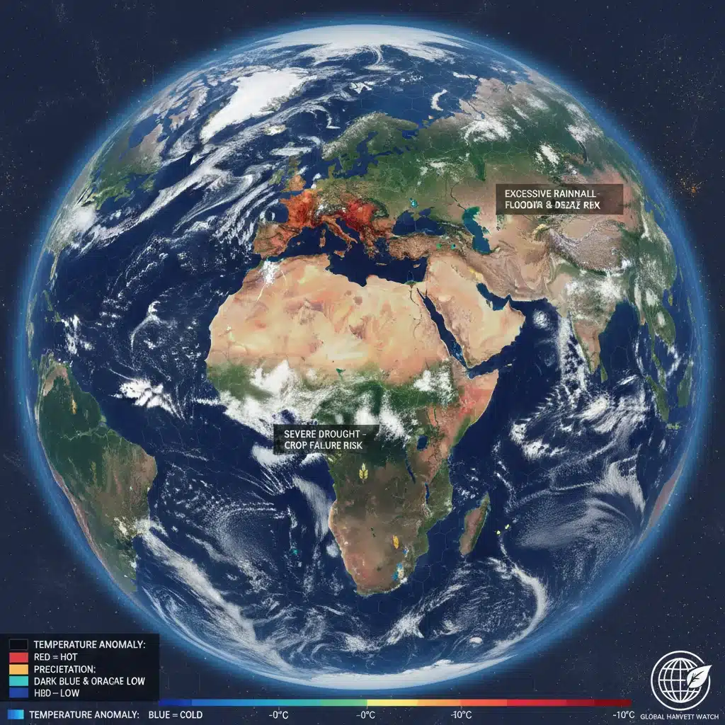 Global weather patterns influencing agricultural production and commodity prices worldwide.
